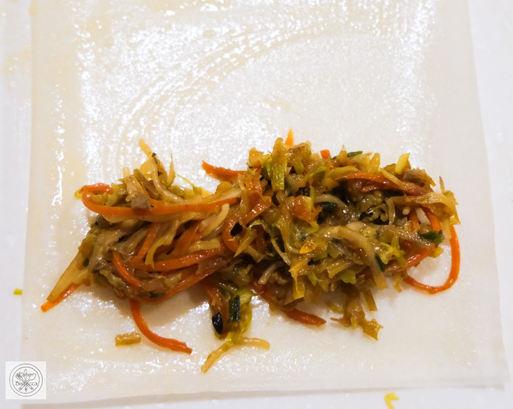 Knusprig gebackene Frühlingsrollen