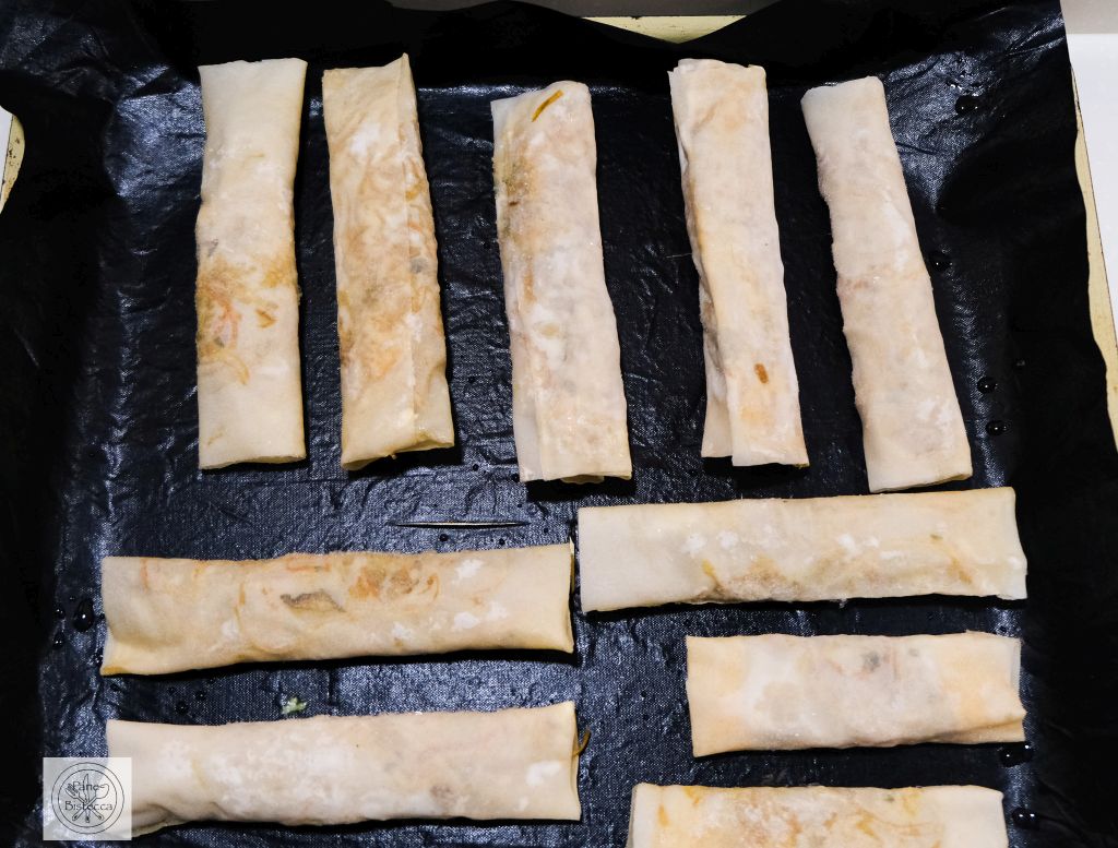 Knusprig gebackene Frühlingsrollen