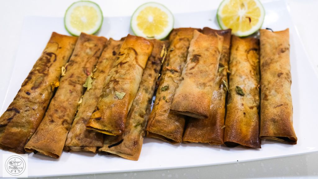 Knusprig gebackene Frühlingsrollen