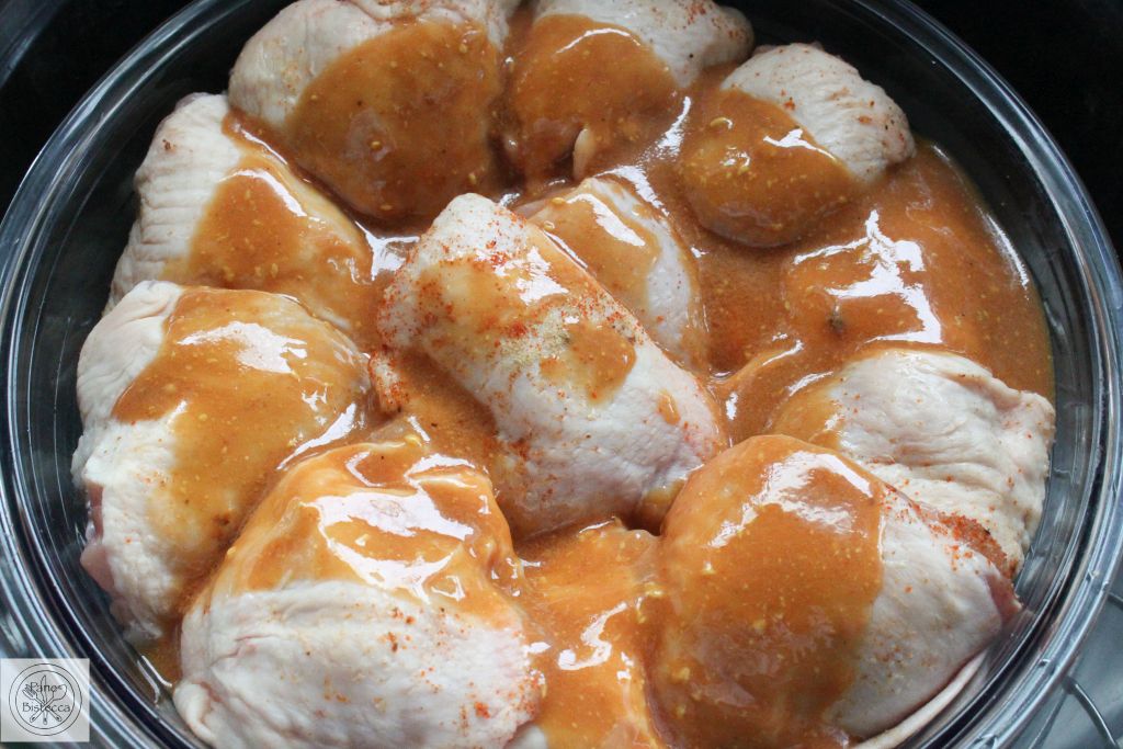 Knuspriges Hähnchen mit Senf-Marinade