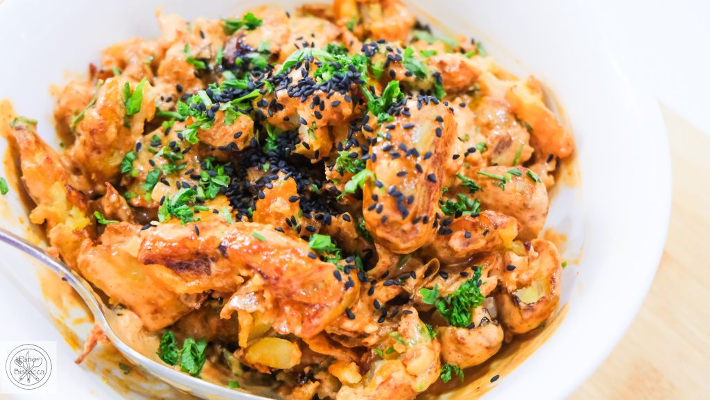 Scharfer Koreanischer Kartoffelsalat