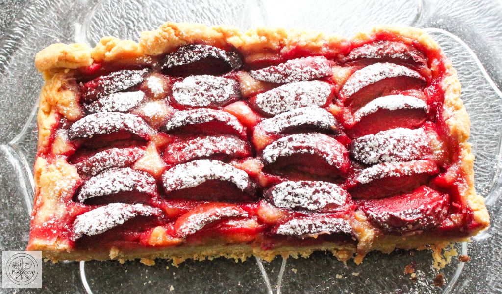 Marzipan Pflaumen Kuchen