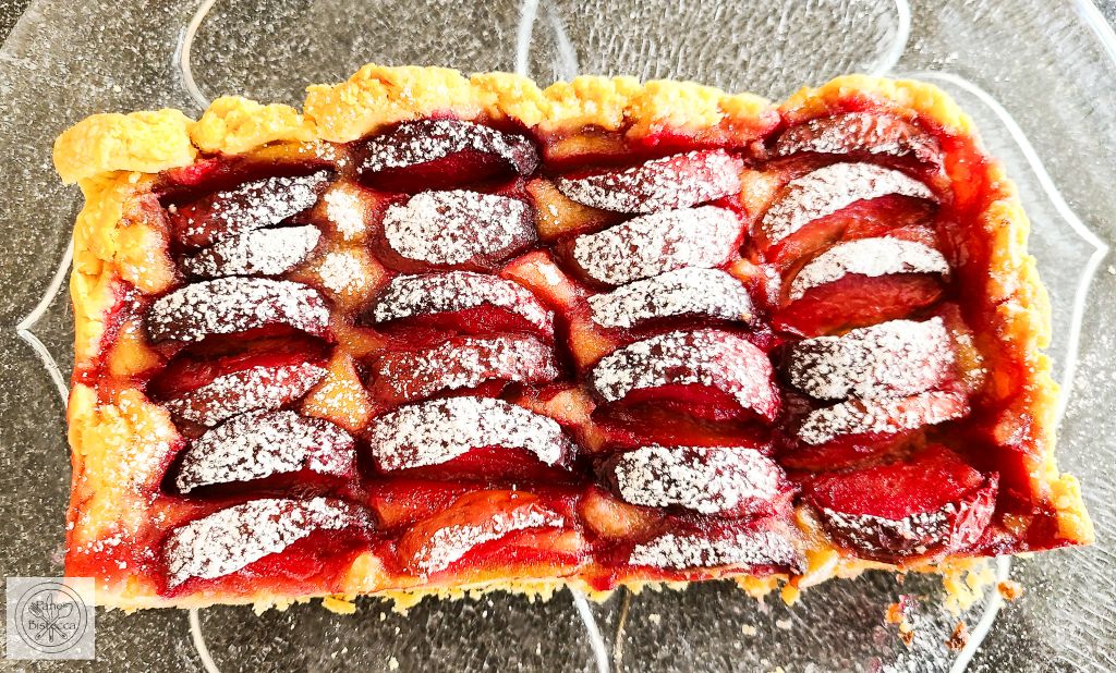 Marzipan Pflaumen Kuchen