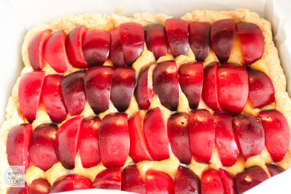 Marzipan Pflaumen Kuchen