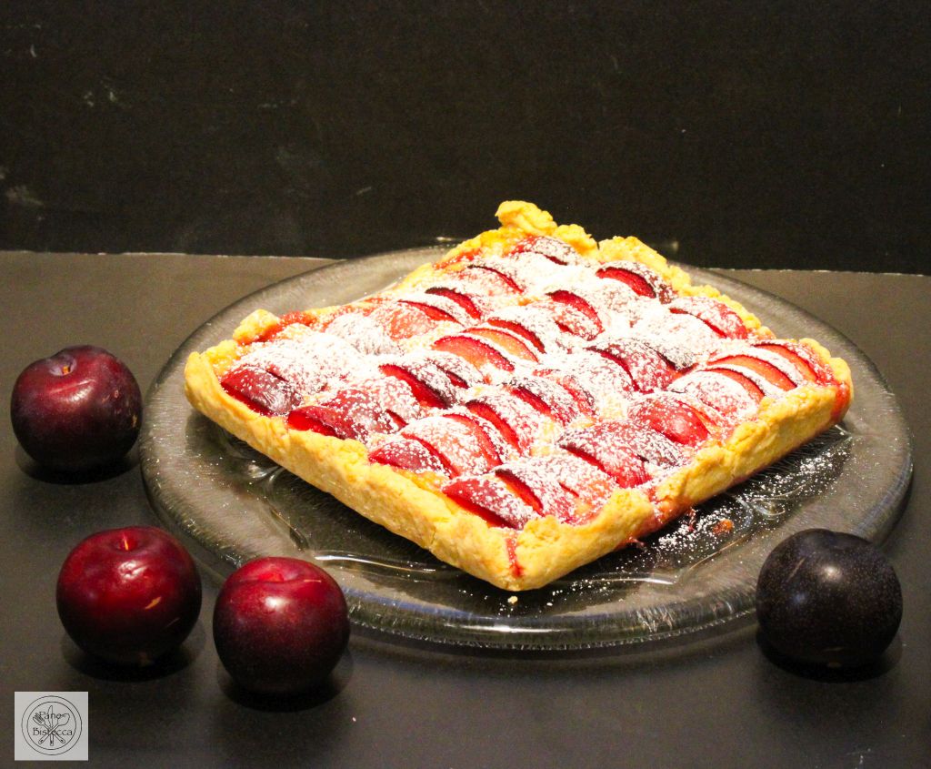 Marzipan Pflaumen Kuchen