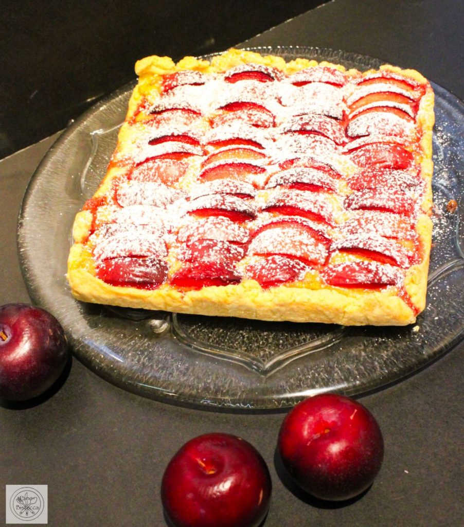 Marzipan Pflaumen Kuchen