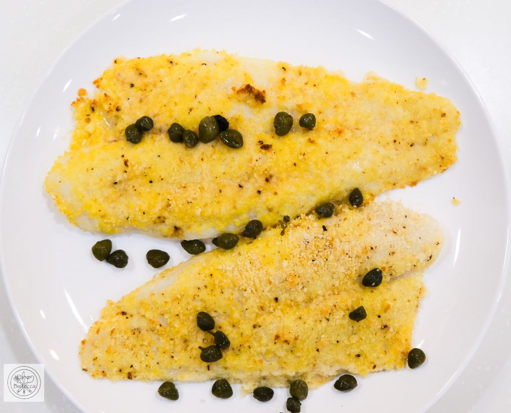 Seezungen Filet mit Spinat und Kroketten