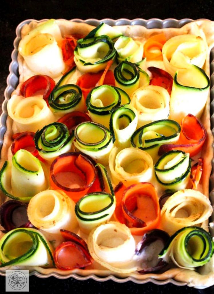 Gemüseröschen Tarte