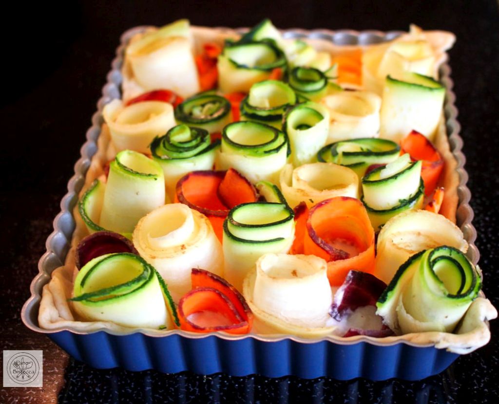 Gemüseröschen Tarte