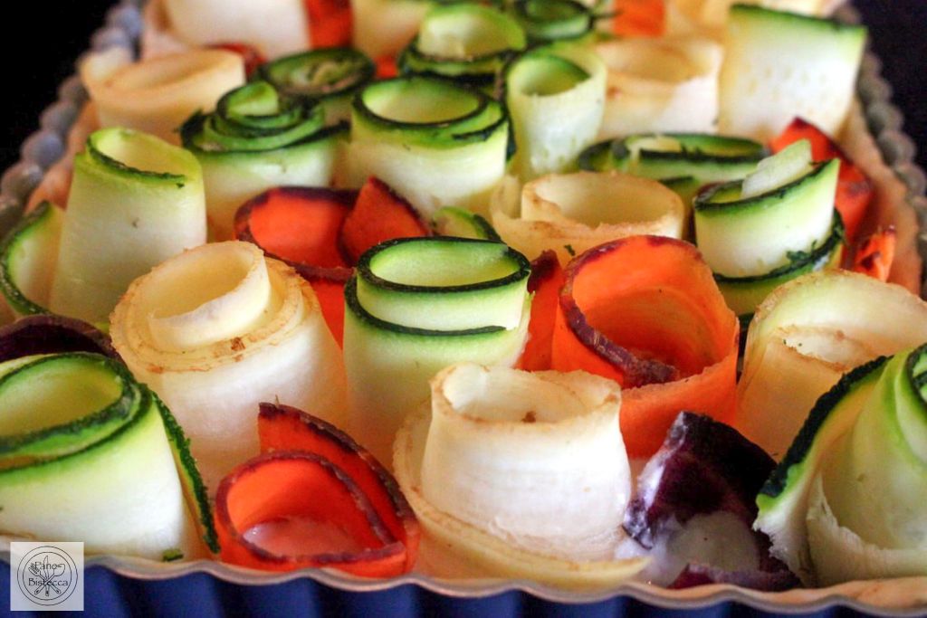Gemüseröschen Tarte