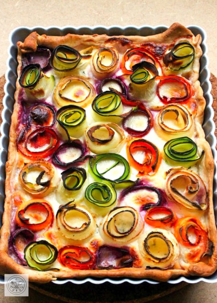 Gemüseröschen Tarte