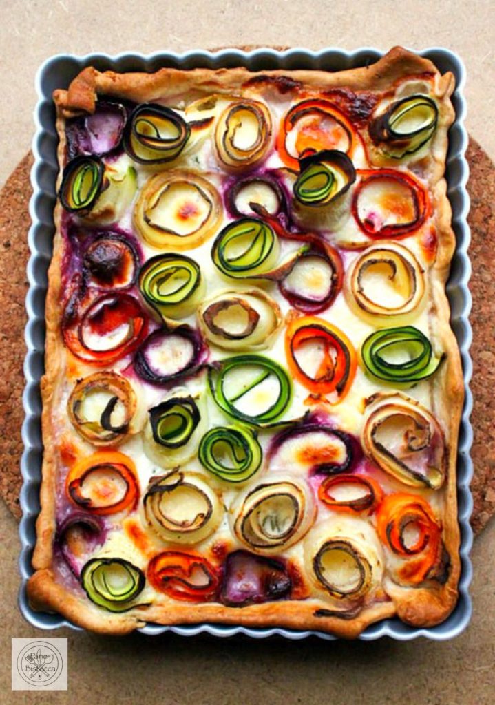Gemüseröschen Tarte