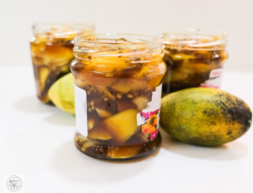 Sweet and Sour Mango Pickles