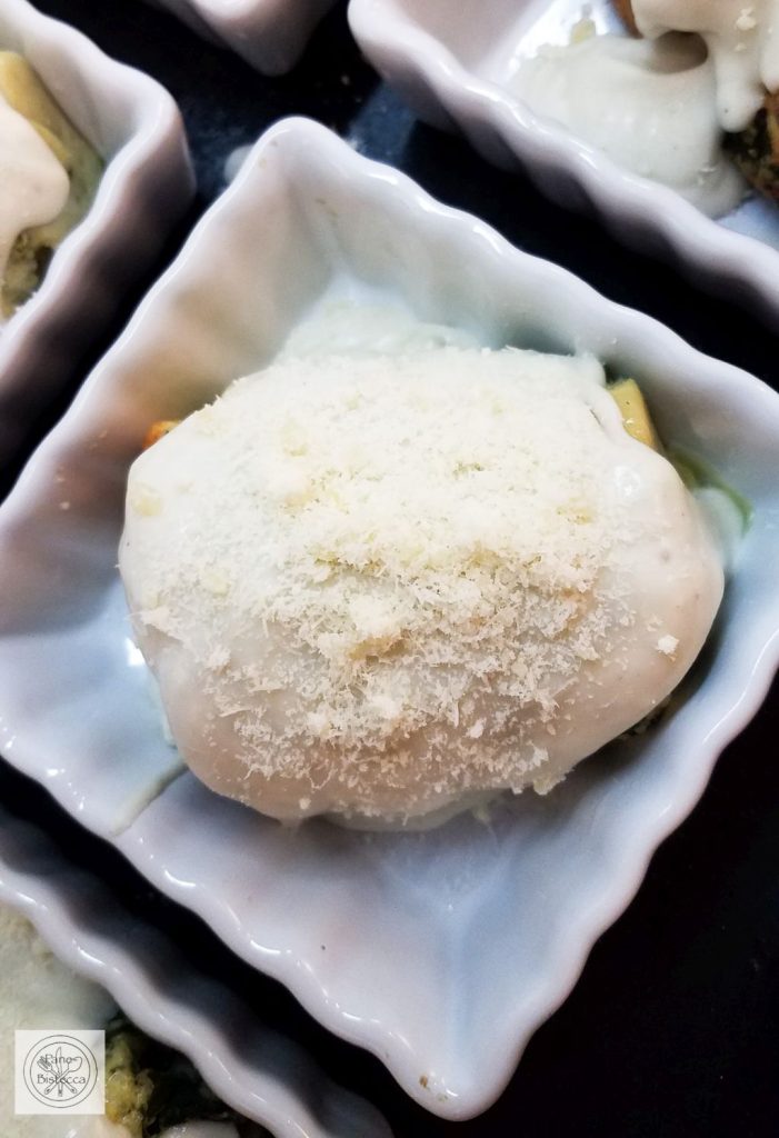 Doppelt gebackenes Spinat Soufflé