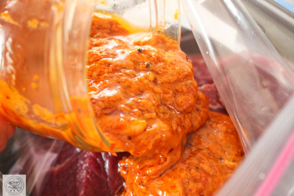 Rindfleisch Kebab vom Grill