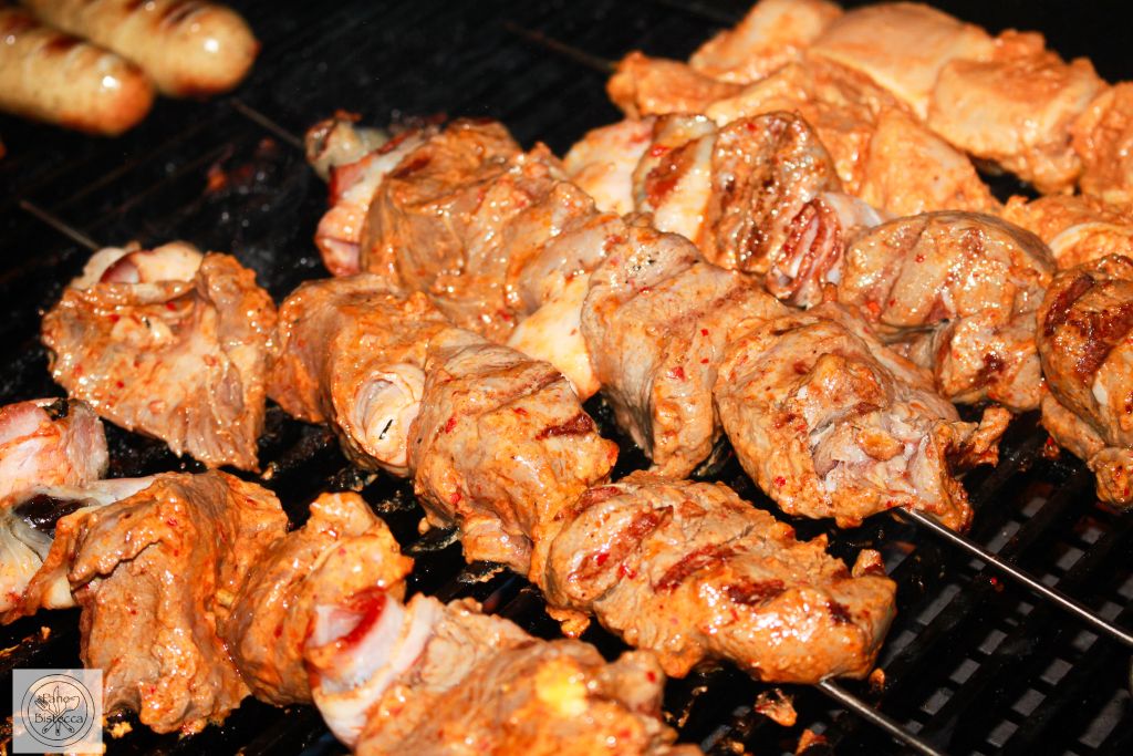 Rindfleisch Kebab vom Grill