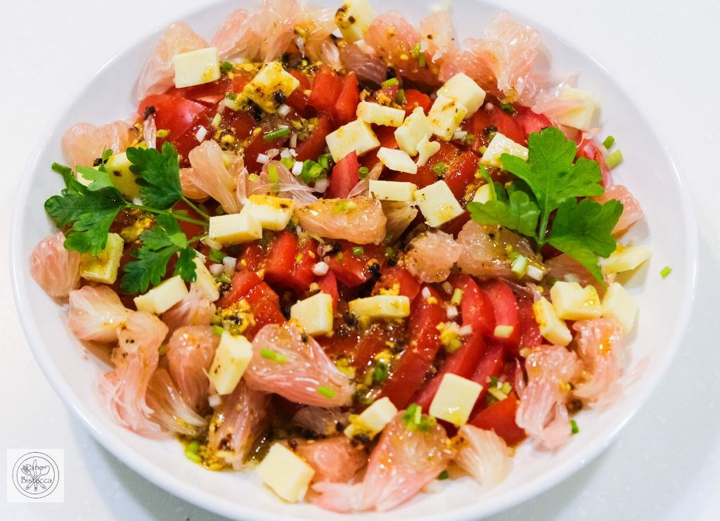 Tomaten-Pomelo Salat