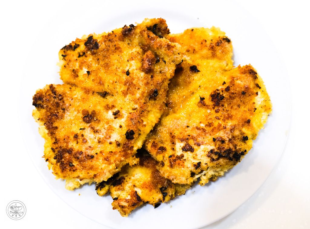 Hühnerschnitzel mit Blumenkohl-Kartoffelbrei