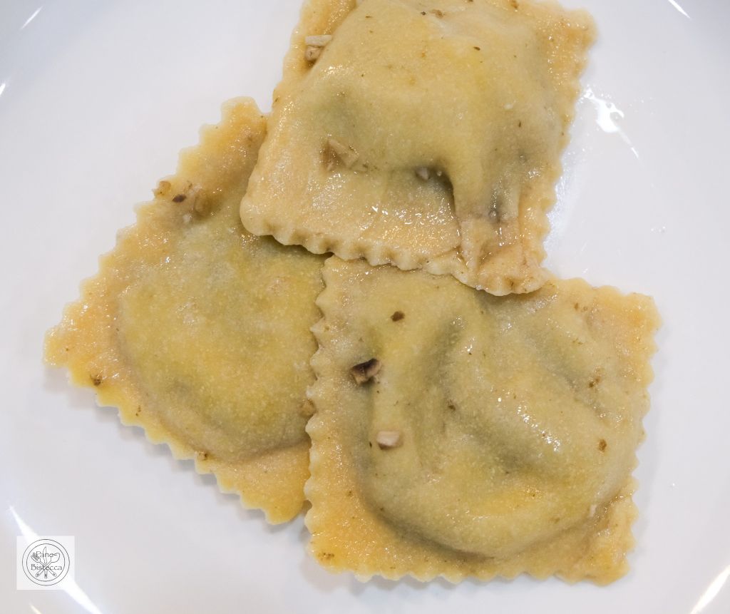 Glutenfreie Ravioli mit Pilzfüllung