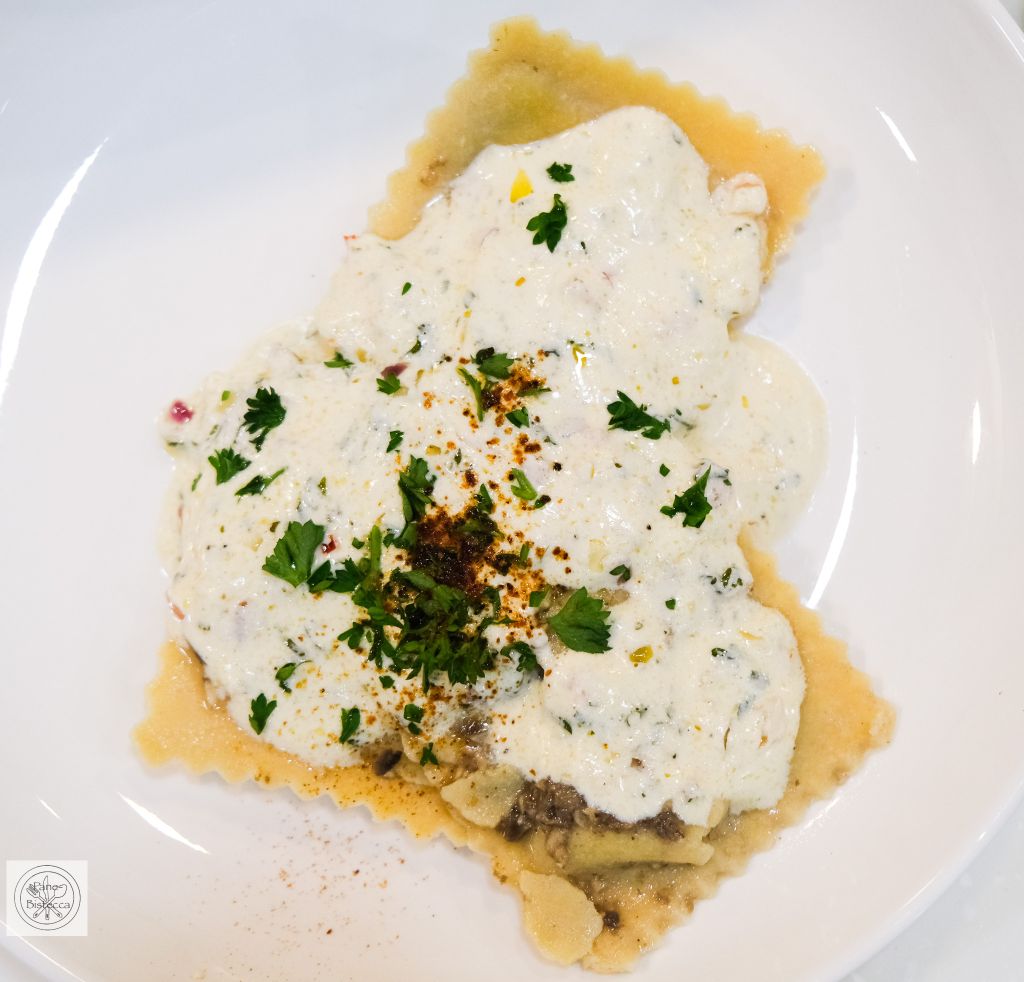 Glutenfreie Ravioli mit Pilzfüllung