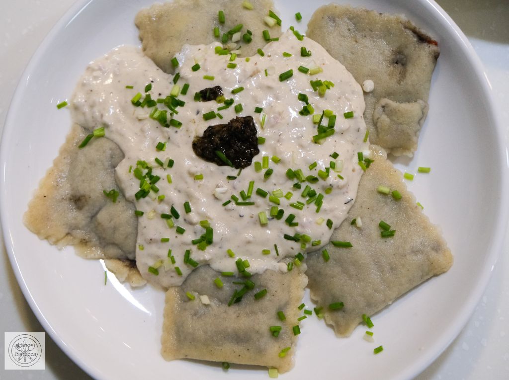 Glutenfreie Ravioli mit Pilzfüllung