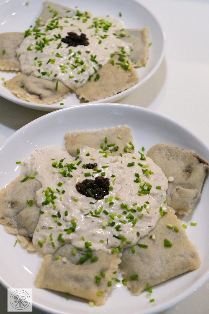 Glutenfreie Ravioli mit Pilzfüllung