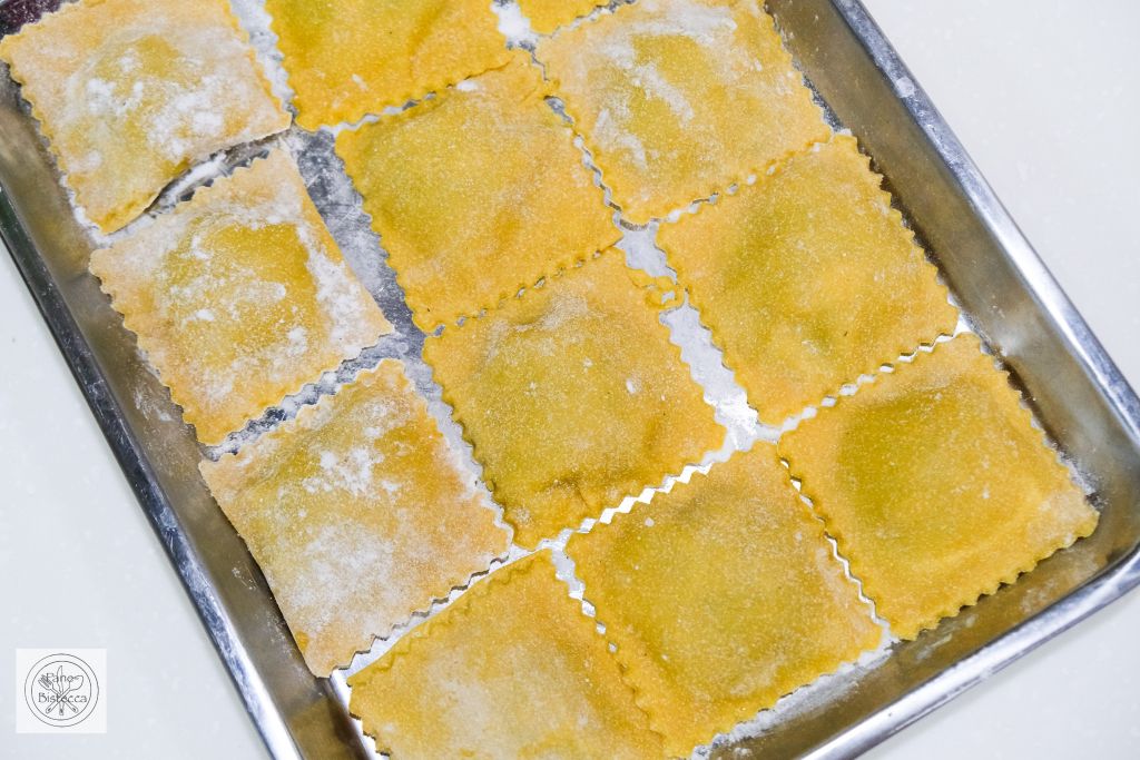 Glutenfreie Ravioli mit Pilzfüllung
