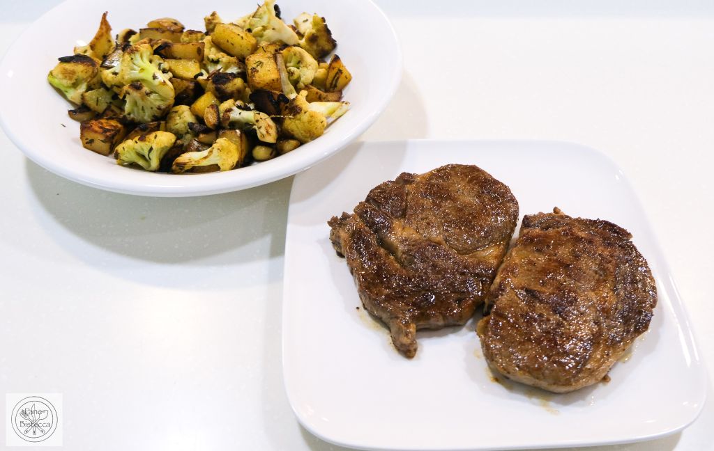 Ribeye mit Gemüse