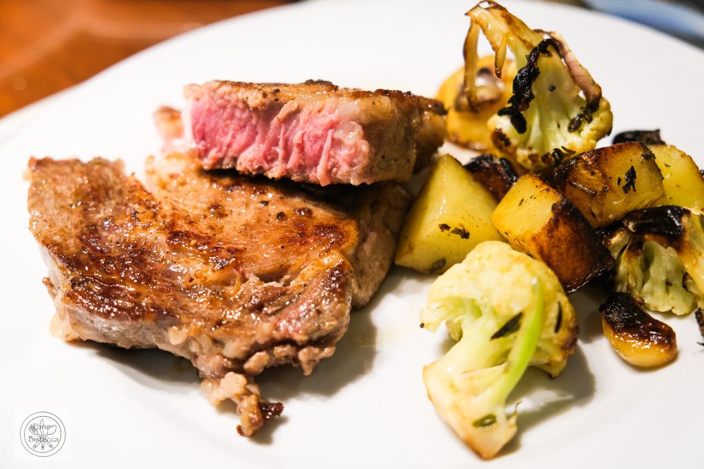 Ribeye mit Gemüse